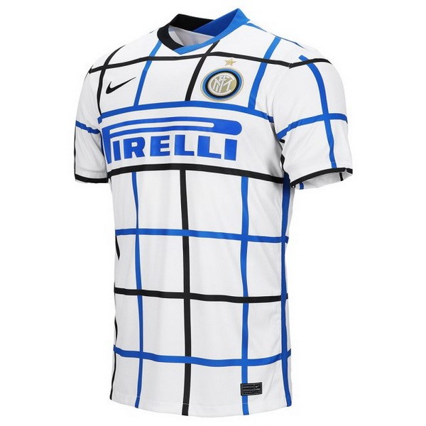 Camiseta Inter De Milán Replica Segunda Ropa 2020/21 Blanco